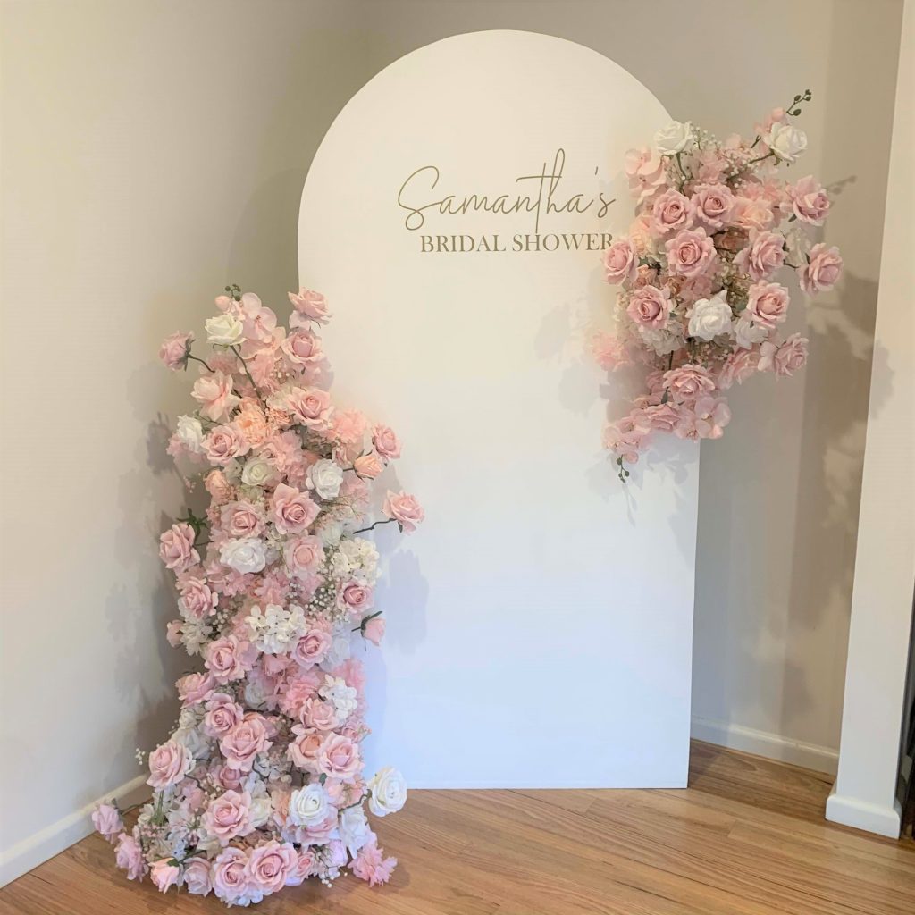 Paris Faux Florals Arch Package Peachy Keen Events