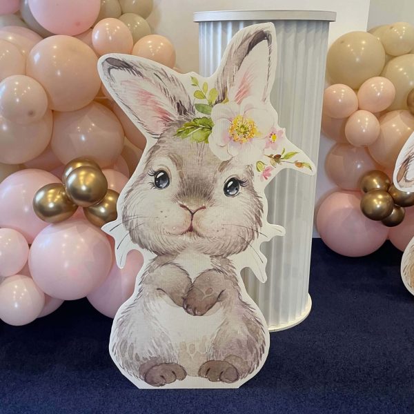 Girl Bunny Ears Up Cutout