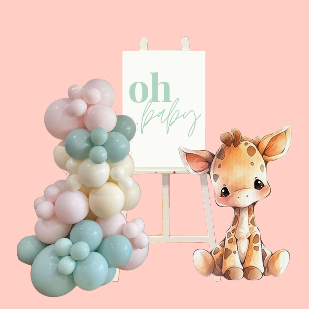 Welcome Sign Easel Package with Cutout - Peachy Keen Events