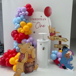 Winnie the Pooh Red Balloon Package DOUBLE STUFFED COLOURS